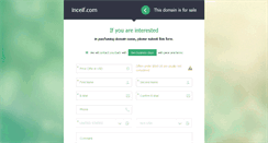 Desktop Screenshot of inceif.com